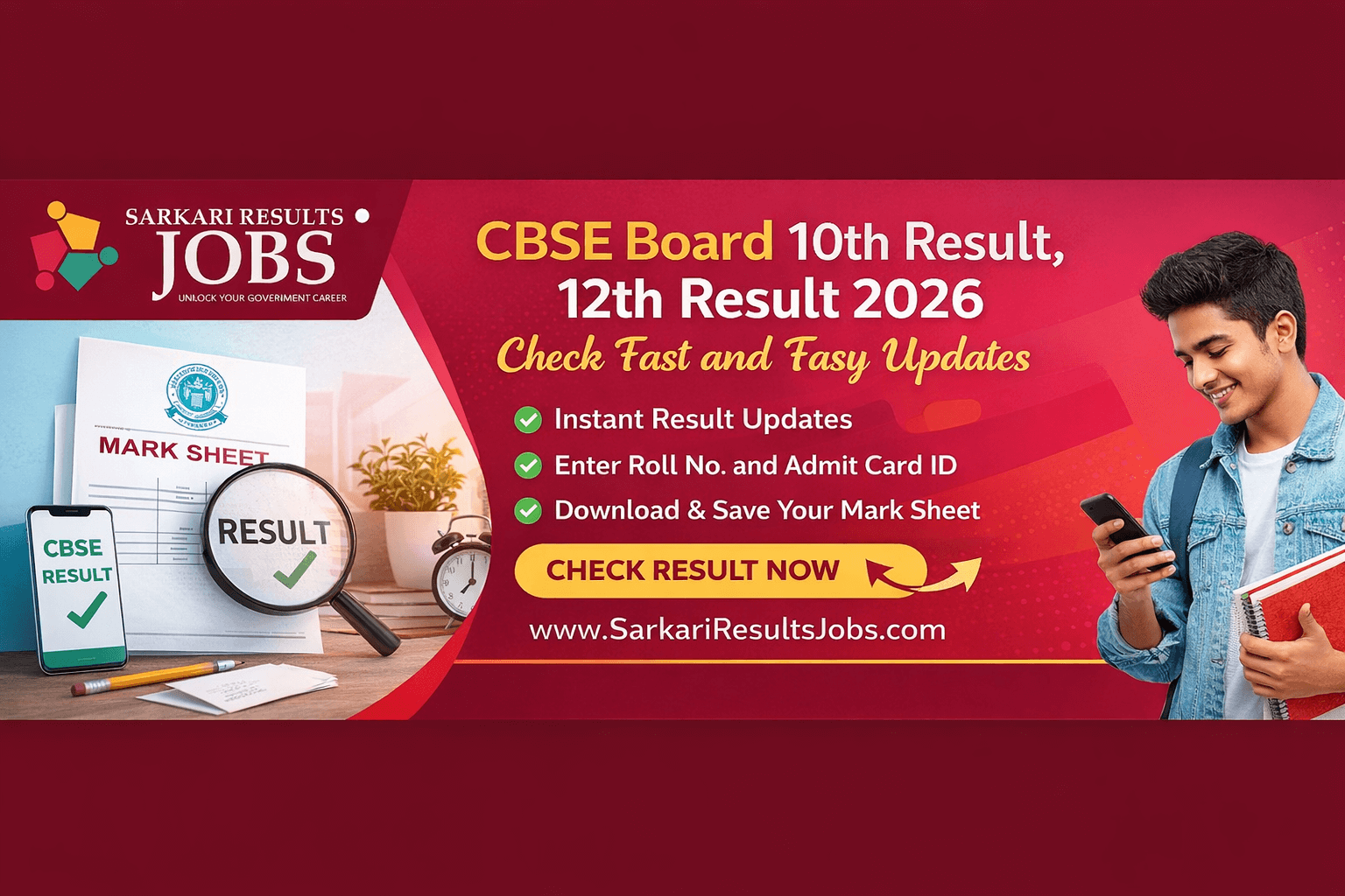 CBSE Board 10th Result, 12th Result 2026 Updates