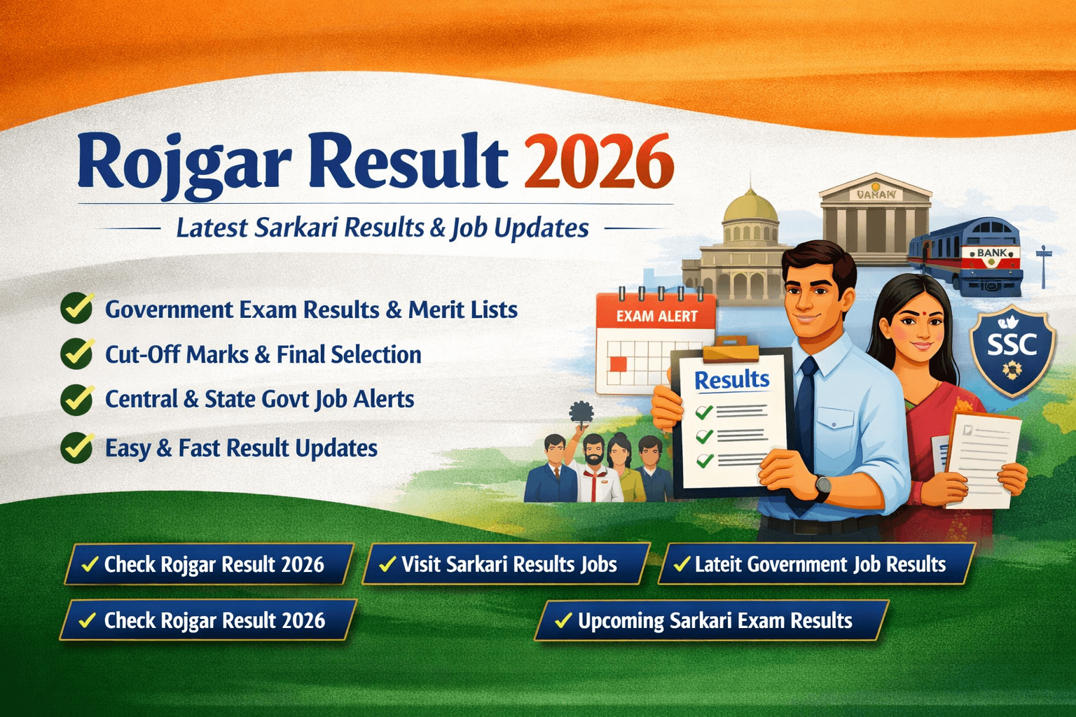 Rojgar Result 2026 - Latest Sarkari Results & Job Updates