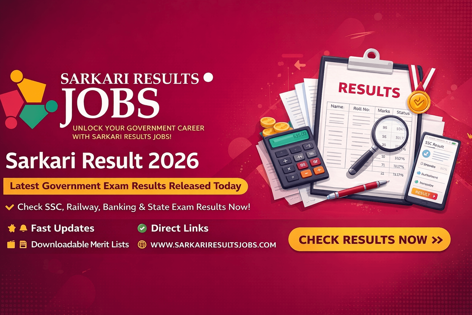 Sarkari Result 2026 Latest Govt Exam Results & Updates