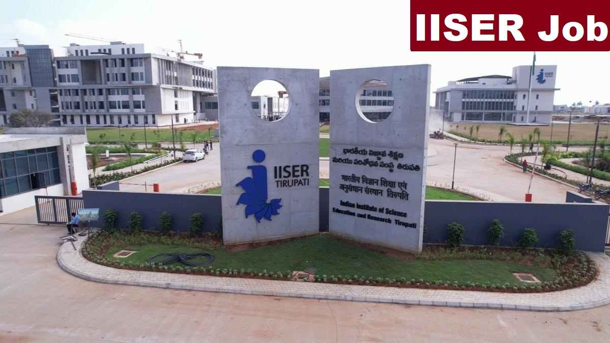 IISER Tirupati Faculty Recruitment 2025 Direct Link Apply 16 Post