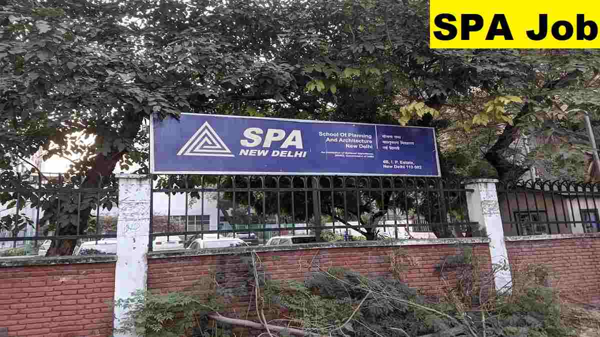 SPA Delhi Assistant Professor Recruitment 2025 Direct Link Apply 40 Posts