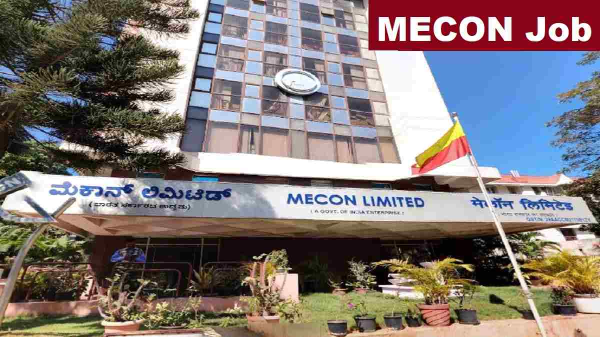 MECON Engineer, Officer Recruitment 2025 Direct Link Apply 85 Post