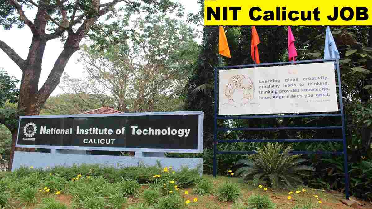 NIT Calicut Faculty Recruitment 2025 Direct Link Apply 19 Post
