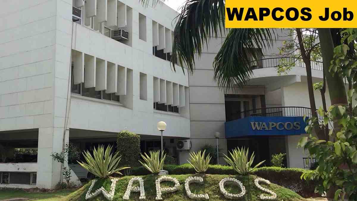 WAPCOS Experts Recruitment 2025 Direct Link Apply 04 Posts