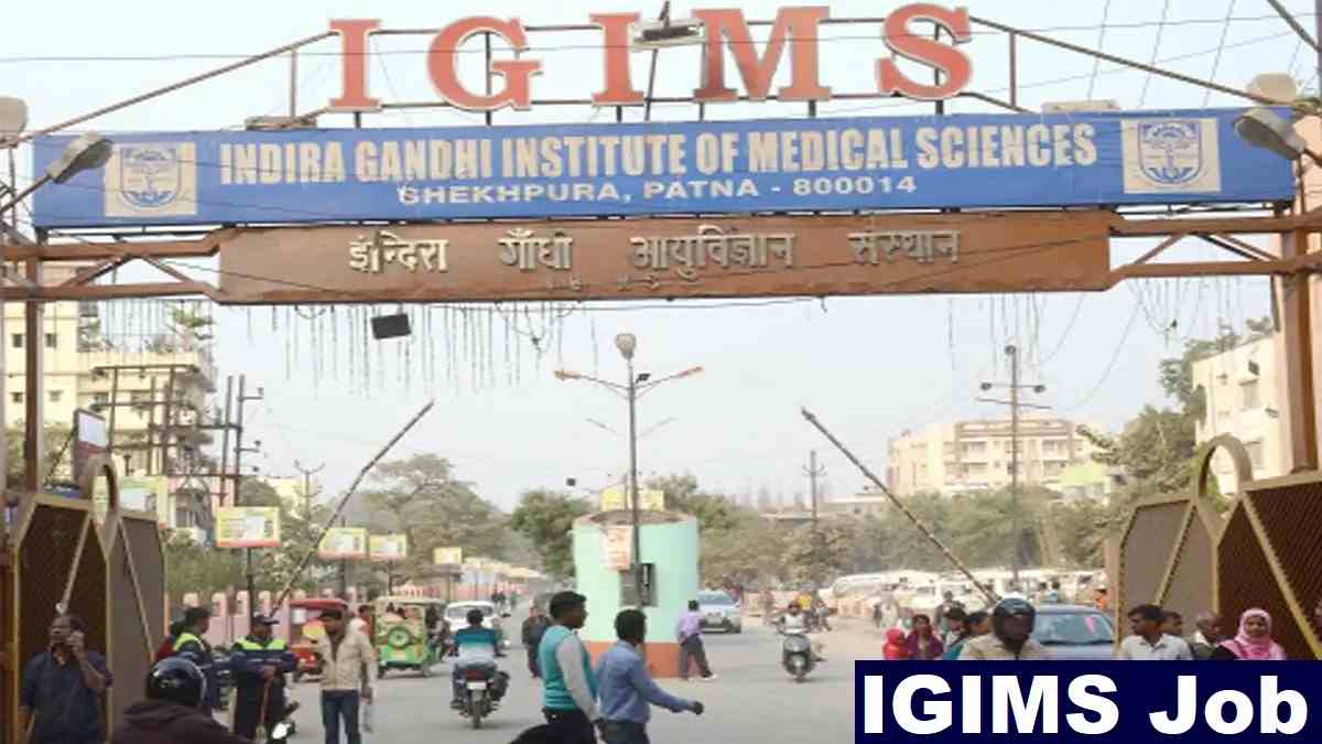 IGIMS Assistant Professor Recruitment 2025 Direct Link Apply 52 Posts