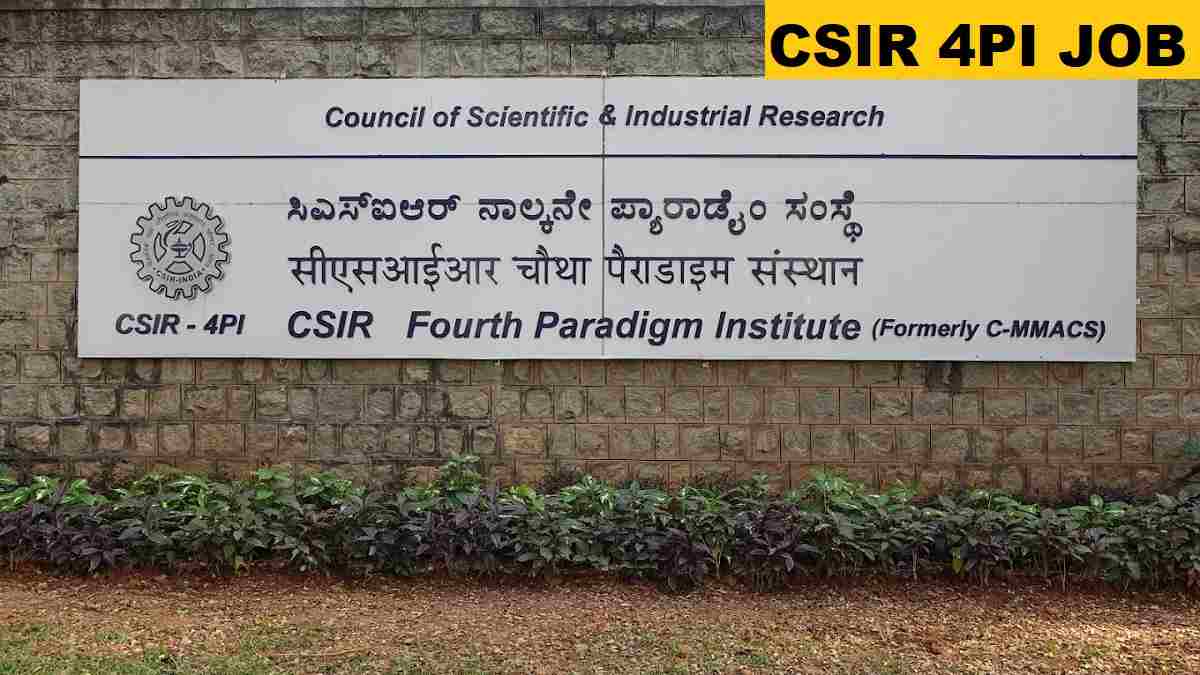 CSIR 4PI Project Associate, Assistant Recruitment 2025 Direct Interview