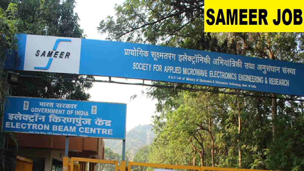 SAMEER Apprentice Trainees Recruitment 2025 Direct Link Apply 35 Posts