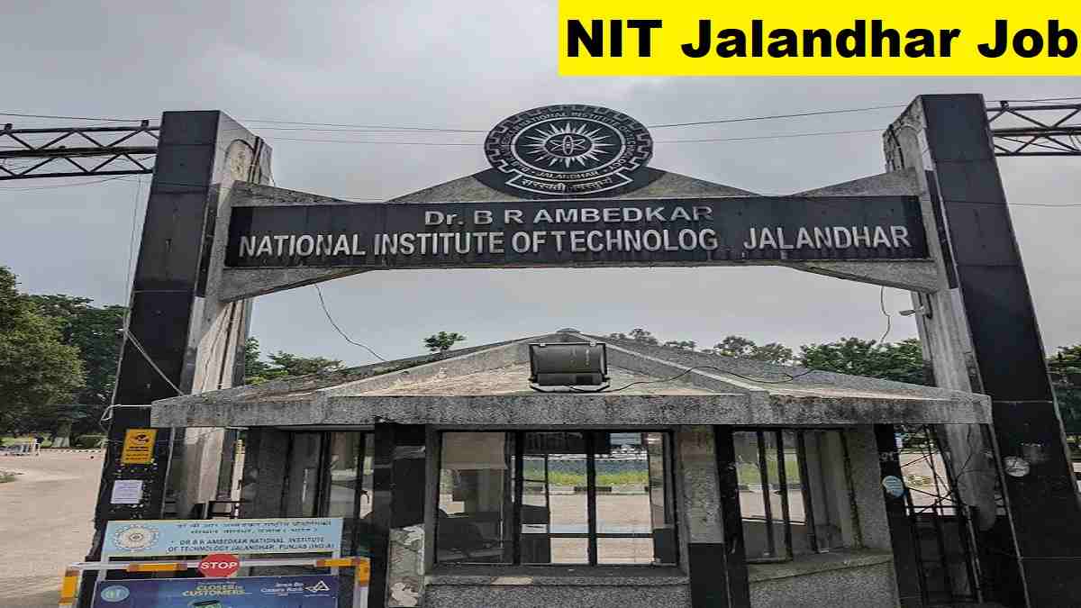 NIT Jalandhar Non Faculty Recruitment 2025 Direct Link Apply 58 Posts
