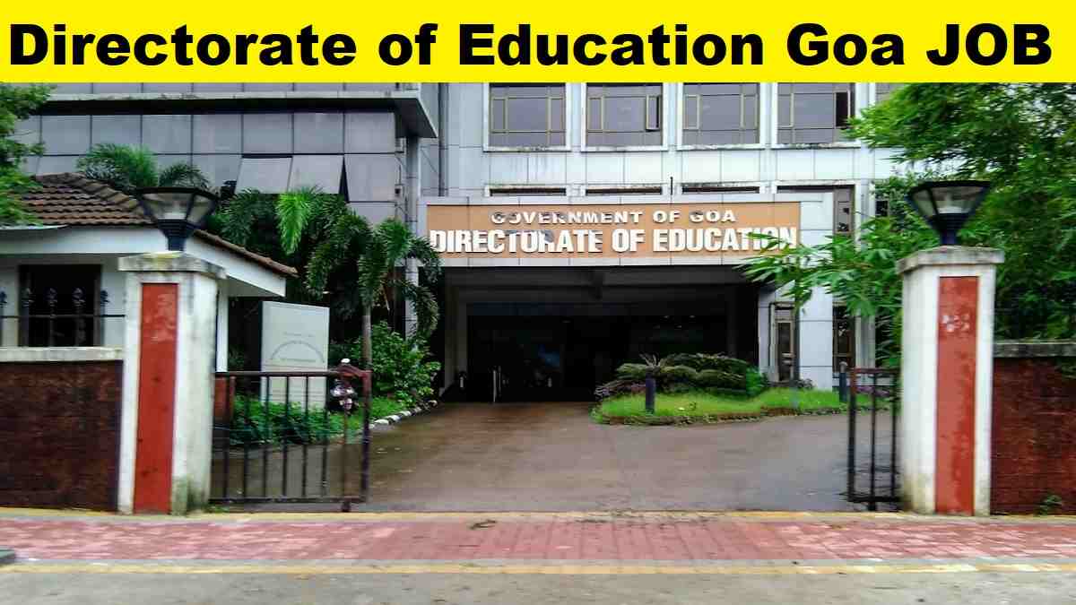 Directorate of Education Goa ADEI Recruitment 2025 Direct Link Apply 111 Posts