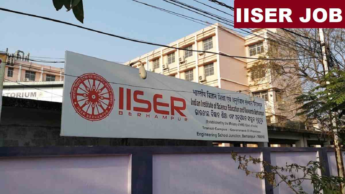 IISER Berhampur Faculty Recruitment 2025 Direct Link Apply 42 Posts