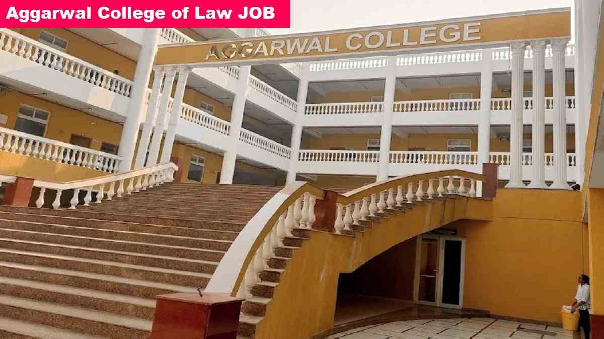 Aggarwal College of Law Non Teaching Recruitment 2026 Last Date 26 Posts
